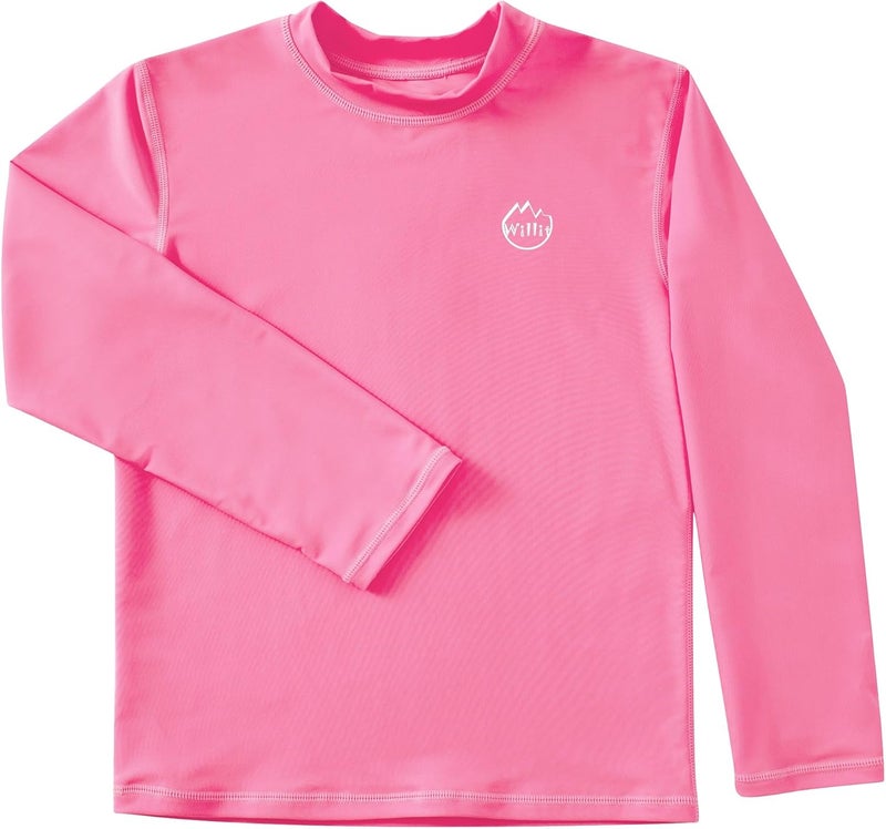 Willit Boys Rash Guard Swim Shirt Baby/Toddler Long Sleeve UPF 50+ Sun Protection SPF Quick Dry Shirt - Image 1